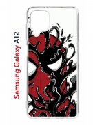 Чехол-накладка Samsung Galaxy A12 (608589) Kruche PRINT Spider-Man-Venom