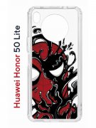 Чехол-накладка Huawei Honor 50 Lite (610636) Kruche PRINT Spider-Man-Venom