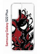 Чехол-накладка Samsung Galaxy S22 Plus (610634) Kruche PRINT Spider-Man-Venom