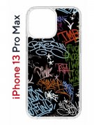 Чехол-накладка iPhone 13 Pro Max Kruche Print Граффити