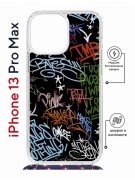 Чехол-накладка Apple iPhone 13 Pro Max (610628) Kruche PRINT Граффити