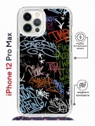 Чехол-накладка iPhone 12 Pro Max Kruche Print Граффити