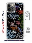 Чехол-накладка iPhone 12 Pro Max Kruche Print Граффити