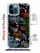 Чехол-накладка iPhone 12 Pro Max Kruche Print Граффити