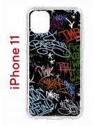 Чехол-накладка iPhone 11 Kruche Print Граффити
