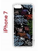 Чехол-накладка iPhone 7/8/SE (2020)/SE (2022) Kruche Print Граффити