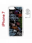 Чехол-накладка Apple iPhone 7 (598896) Kruche PRINT Граффити