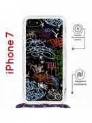 Чехол-накладка Apple iPhone 7 (598922) Kruche PRINT Граффити