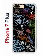 Чехол-накладка iPhone 7 Plus/8 Plus Kruche Print Граффити