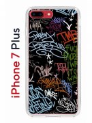 Чехол-накладка iPhone 7 Plus/8 Plus Kruche Print Граффити