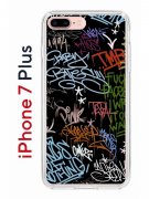 Чехол-накладка iPhone 7 Plus/8 Plus Kruche Print Граффити