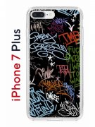 Чехол-накладка iPhone 7 Plus/8 Plus Kruche Print Граффити