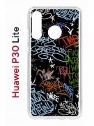 Чехол-накладка Huawei P30 Lite/Honor 20S/Honor 20 Lite/Nova 4e Kruche Print Граффити