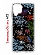 Чехол-накладка Samsung Galaxy A12/M12 Kruche Print Граффити