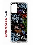 Чехол-накладка Samsung Galaxy A02s (594636) Kruche PRINT Граффити