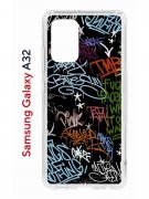 Чехол-накладка Samsung Galaxy A32 Kruche Print Граффити