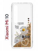 Чехол-накладка Xiaomi Mi 10 (593959) Kruche PRINT Крафтовые наклейки