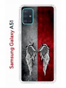 Чехол-накладка Samsung Galaxy A51 Kruche Print Крылья