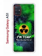 Чехол-накладка Samsung Galaxy A51 Kruche Print Toxic