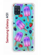Чехол-накладка Samsung Galaxy A51 Kruche Print Ice Cream