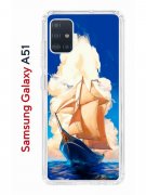 Чехол-накладка Samsung Galaxy A51 (582691) Kruche PRINT Парусник
