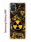 Чехол-накладка Samsung Galaxy A51 Kruche Print Danger