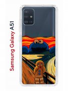 Чехол-накладка Samsung Galaxy A51 Kruche Print Cookie Scream