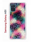 Чехол-накладка Samsung Galaxy A51 Kruche Print Цветные листья