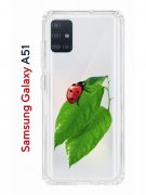 Чехол-накладка Samsung Galaxy A51 Kruche Print Ladybug