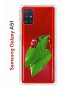 Чехол-накладка Samsung Galaxy A51 Kruche Print Ladybug
