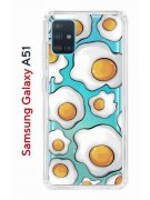 Чехол-накладка Samsung Galaxy A51 (582691) Kruche PRINT Глазунья