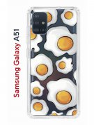 Чехол-накладка Samsung Galaxy A51 (582691) Kruche PRINT Глазунья