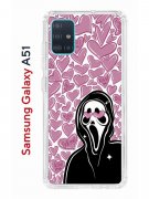 Чехол-накладка Samsung Galaxy A51 Kruche Print Любовь и Крик