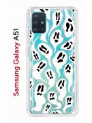 Чехол-накладка Samsung Galaxy A51 Kruche Print Призраки