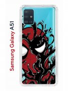 Чехол-накладка Samsung Galaxy A51 (582691) Kruche PRINT Spider-Man-Venom