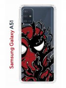 Чехол-накладка Samsung Galaxy A51 (582691) Kruche PRINT Spider-Man-Venom