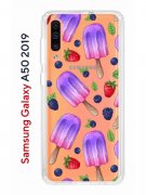 Чехол-накладка Samsung Galaxy A50 2019/A50S 2019/A30S 2019 Kruche Print Ice Cream