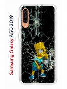 Чехол-накладка Samsung Galaxy A50 2019/A50S 2019/A30S 2019 Kruche Print Барт Симпсон