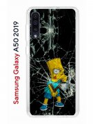 Чехол-накладка Samsung Galaxy A50 2019/A50S 2019/A30S 2019 Kruche Print Барт Симпсон
