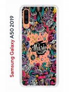 Чехол-накладка Samsung Galaxy A50 2019/A50S 2019/A30S 2019 Kruche Print Music