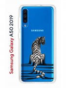 Чехол-накладка Samsung Galaxy A50 2019/A50S 2019/A30S 2019 Kruche Print Tiger