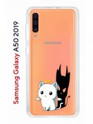 Чехол-накладка Samsung Galaxy A50 2019/A50S 2019/A30S 2019 Kruche Print Angel Demon