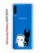 Чехол-накладка Samsung Galaxy A50 2019/A50S 2019/A30S 2019 Kruche Print Angel Demon