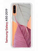 Чехол-накладка Samsung Galaxy A50 2019/A50S 2019/A30S 2019 Kruche Print Pink and white