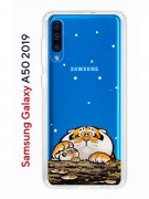 Чехол-накладка Samsung Galaxy A50 2019 (583850) Kruche PRINT тигр первый снег
