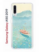 Чехол-накладка Samsung Galaxy A50 2019/A50S 2019/A30S 2019 Kruche Print Озеро цветов