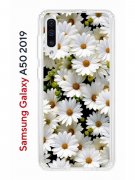 Чехол-накладка Samsung Galaxy A50 2019/A50S 2019/A30S 2019 Kruche Print Ромашки