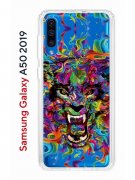 Чехол-накладка Samsung Galaxy A50 2019/A50S 2019/A30S 2019 Kruche Print Colored beast