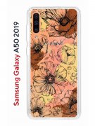 Чехол-накладка Samsung Galaxy A50 2019 (583850) Kruche PRINT Ягоды и Цветы