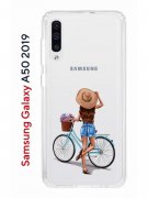 Чехол-накладка Samsung Galaxy A50 2019/A50S 2019/A30S 2019 Kruche Print Велосипедная прогулка